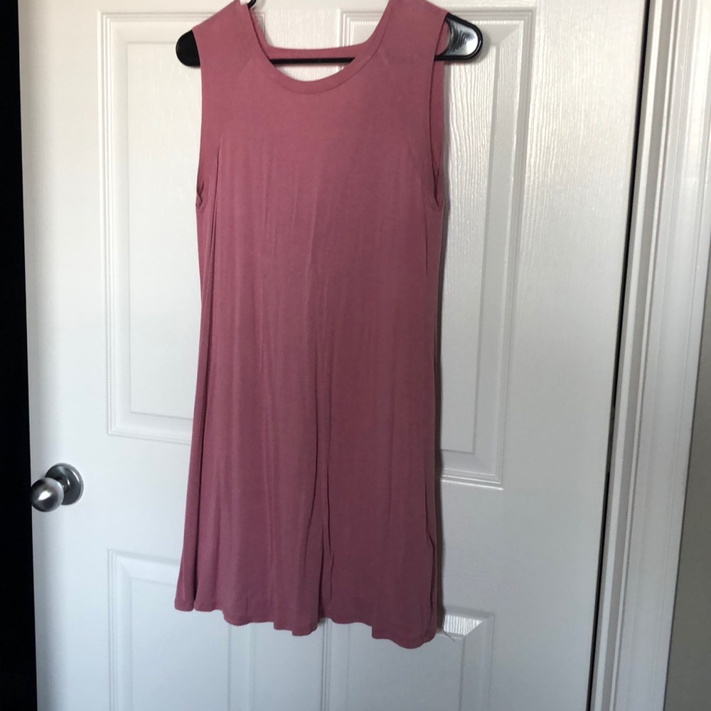 Pink t shirt dress